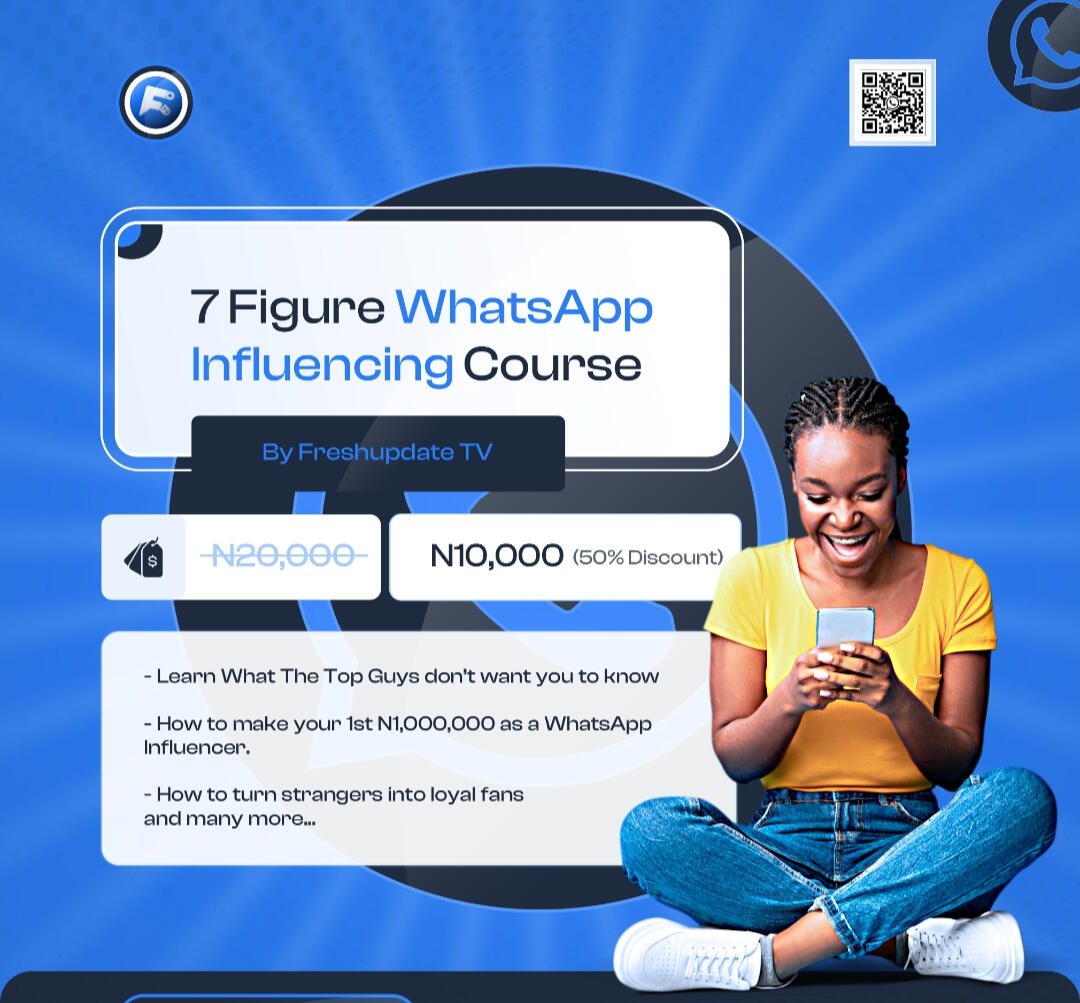 7 figure WhatsApp Influencing Course